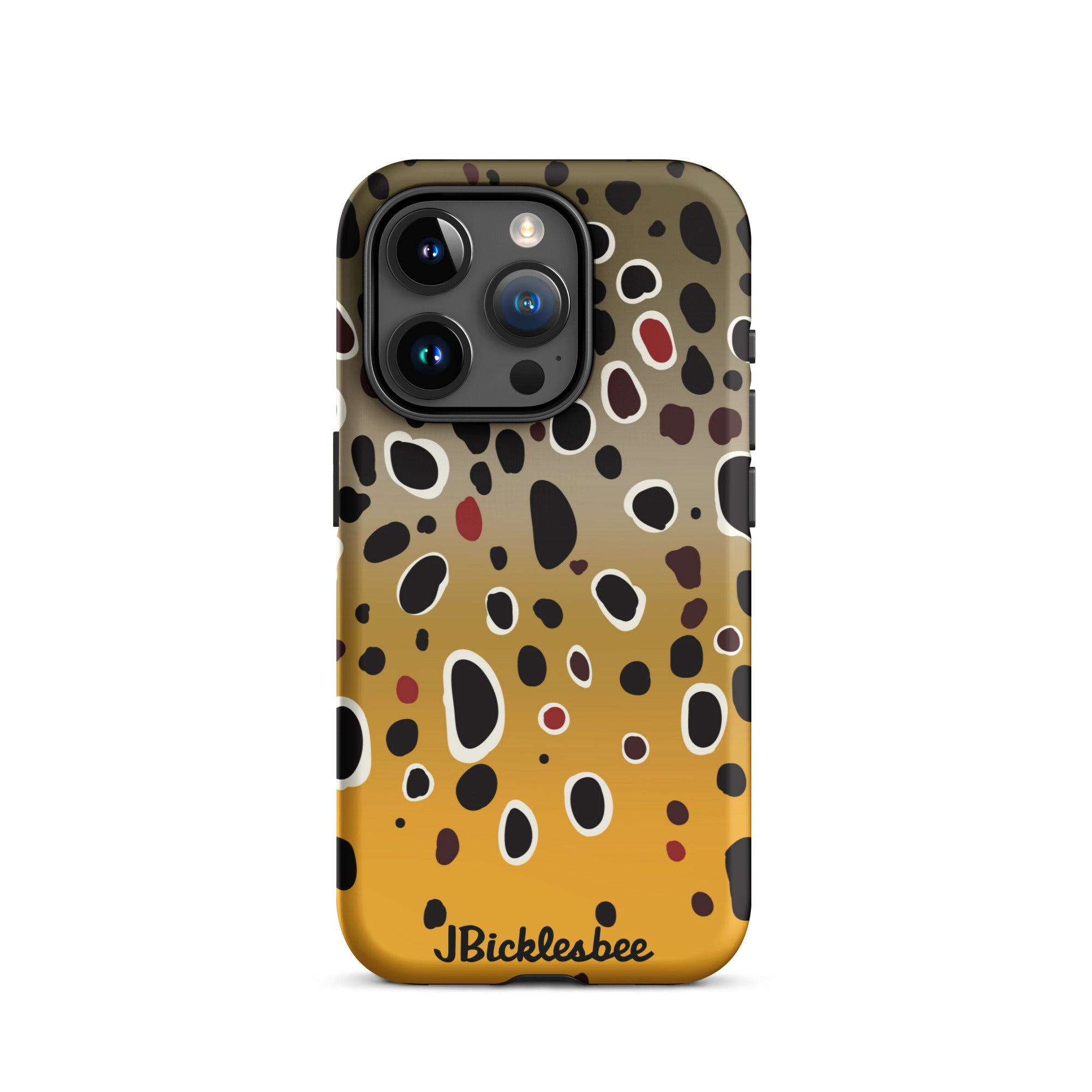 Brown Trout Pattern iPhone Tough Case