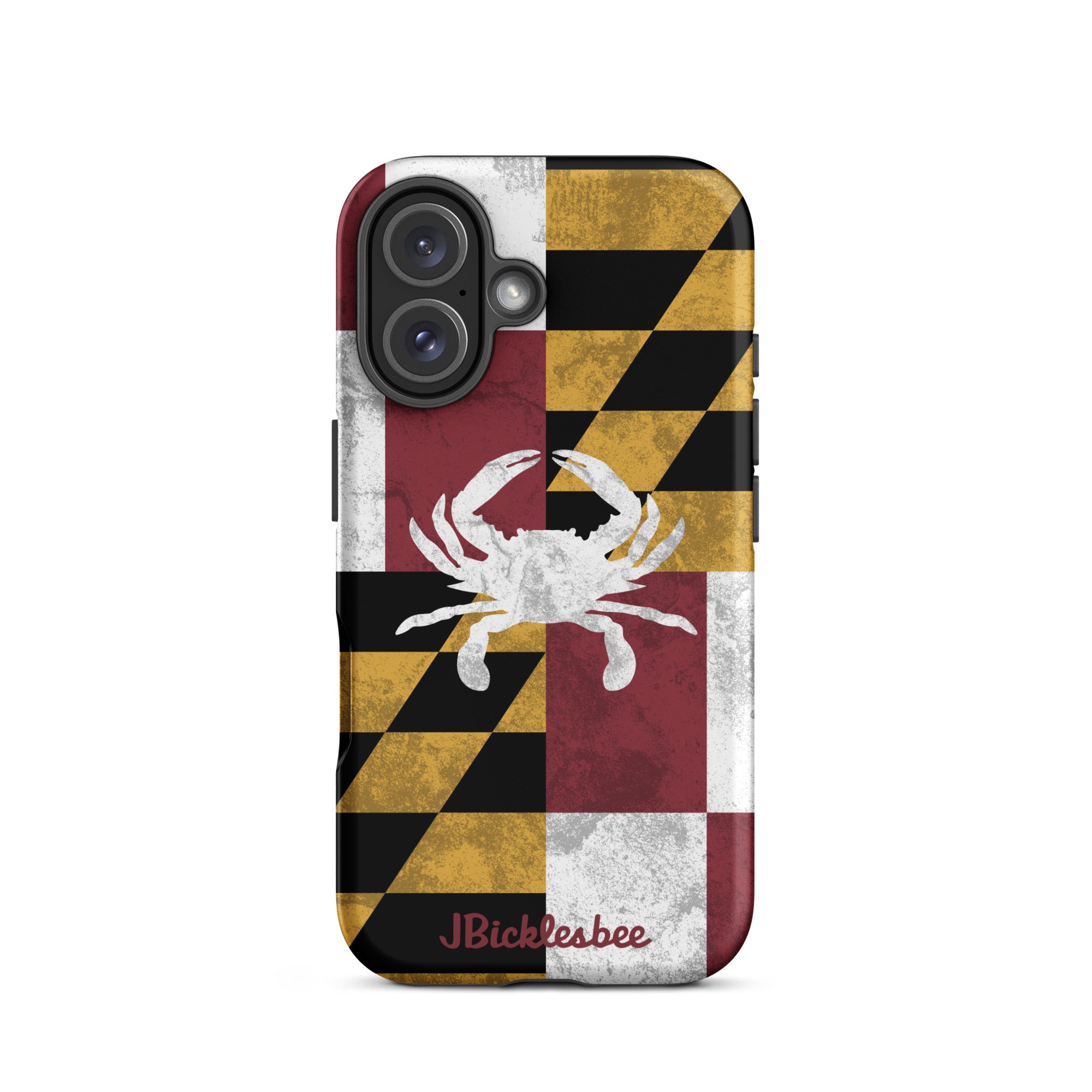 Maryland Flag Crab iPhone 16 Tough Case
