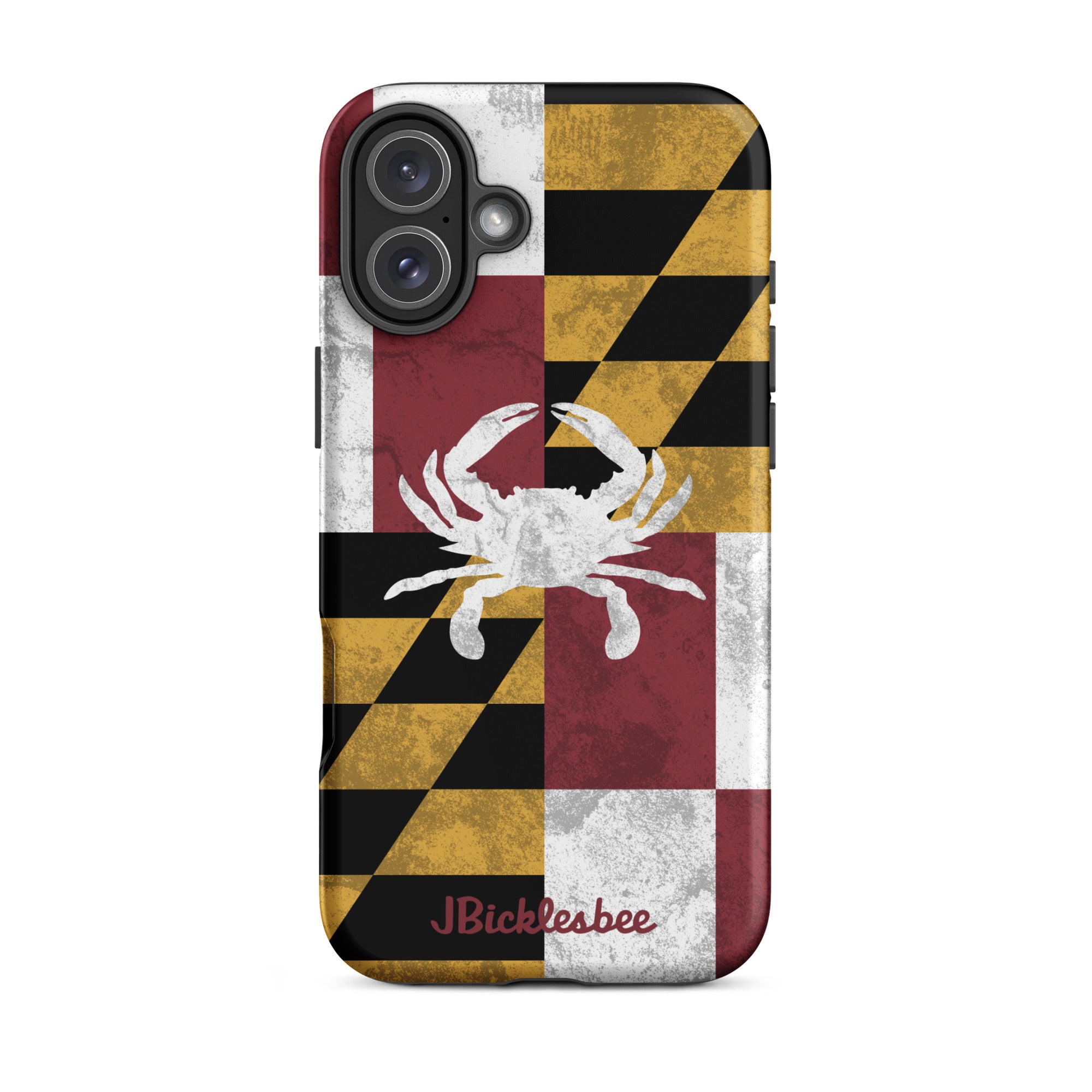 Maryland Flag Crab iPhone 16 Plus Tough Case