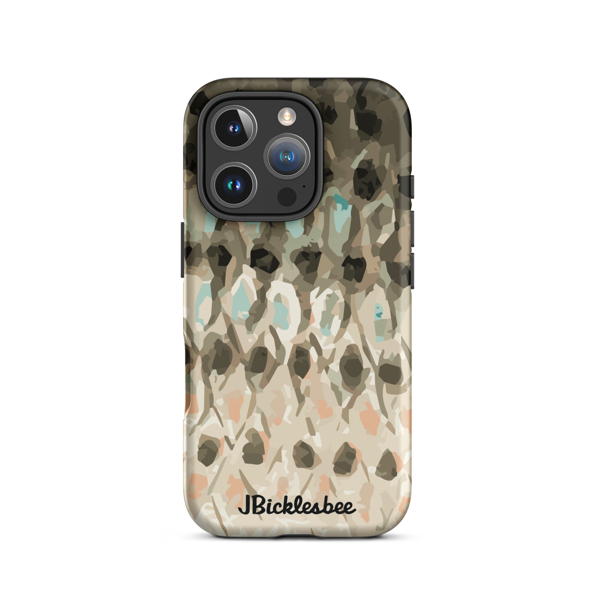 Striped Bass Rockfish Pattern iPhone 16 Pro Tough Case