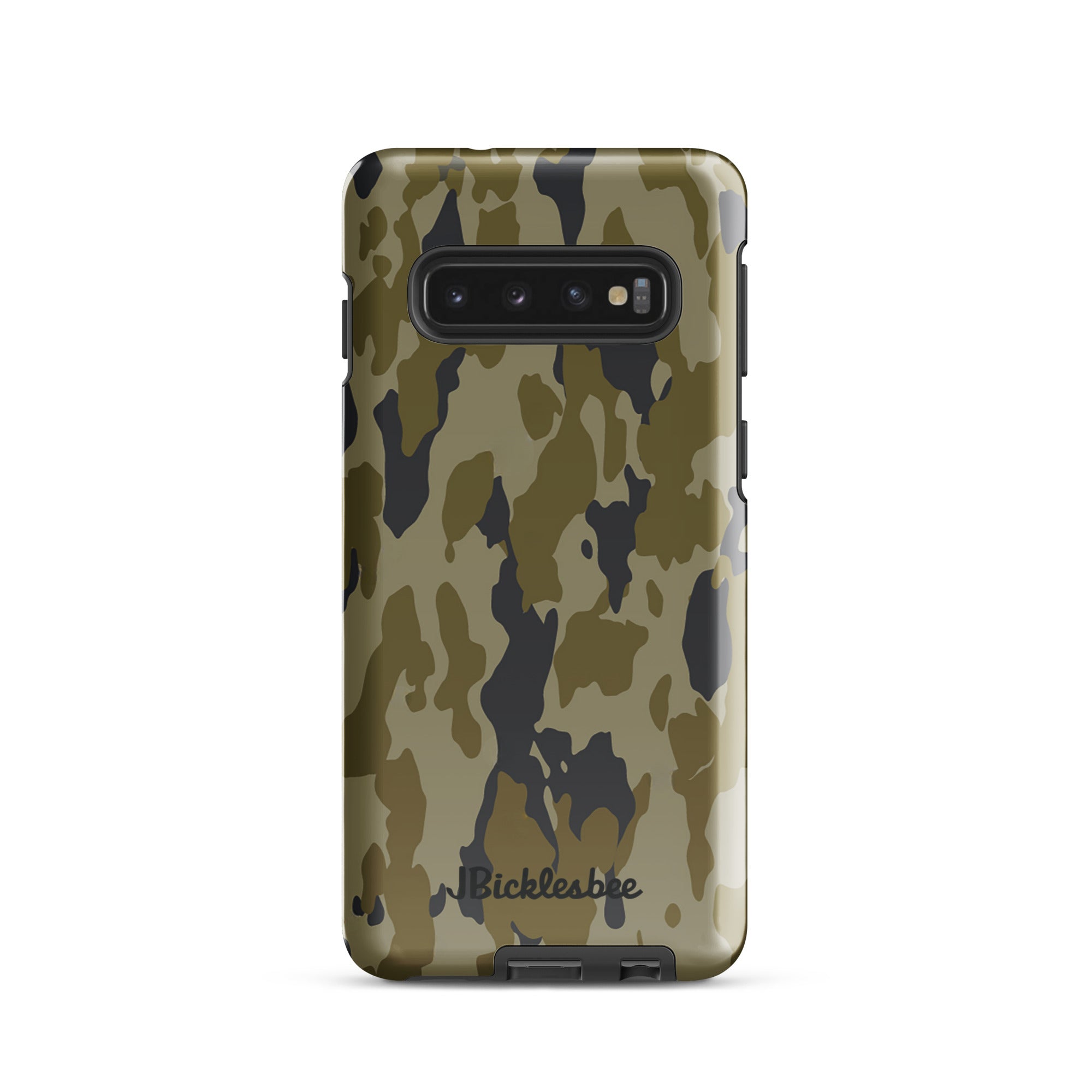 Retro Bark Camo Samsung Tough Case Matte / Samsung Galaxy S22 Ultra