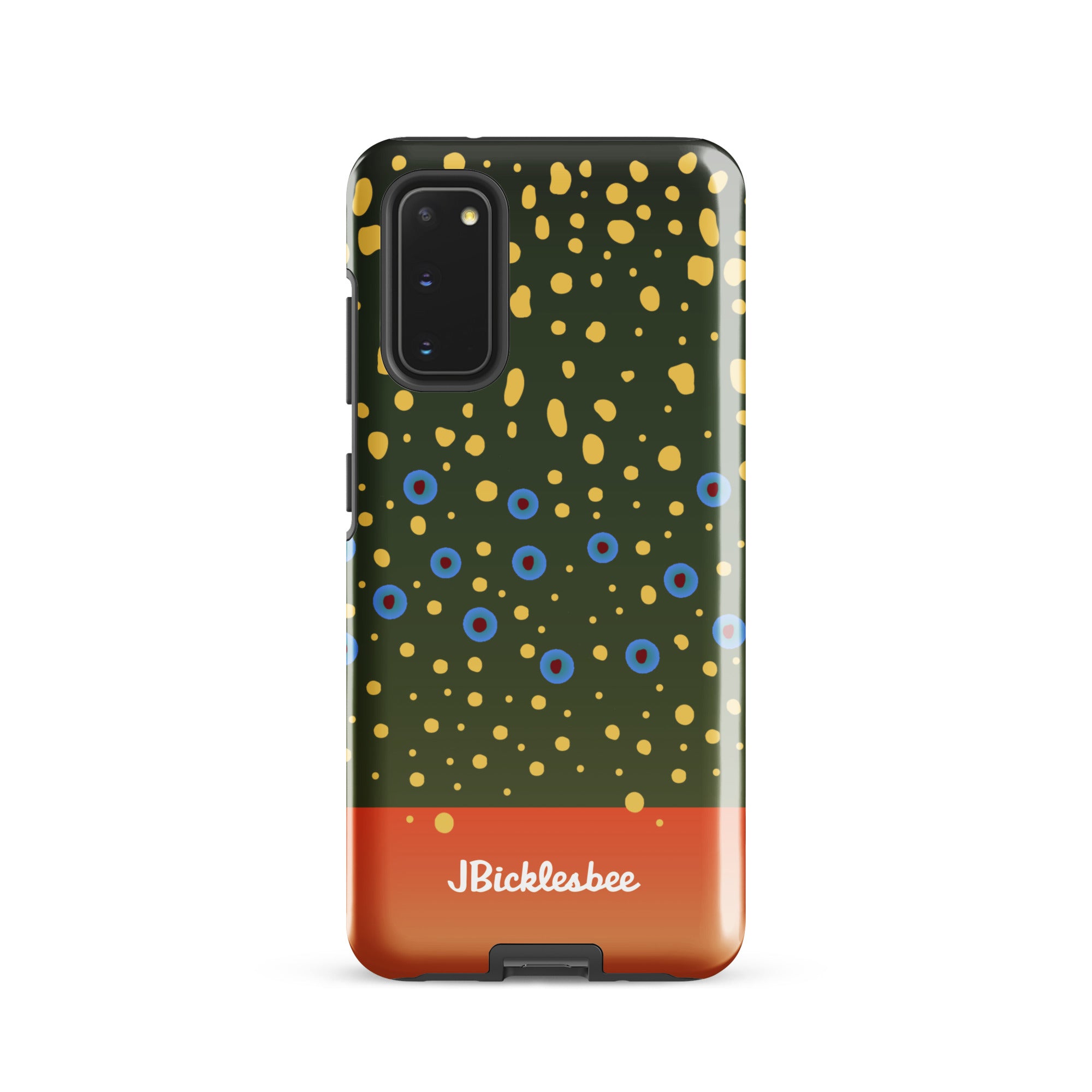 Brook Trout Pattern Samsung Tough Case Glossy / Samsung Galaxy S20