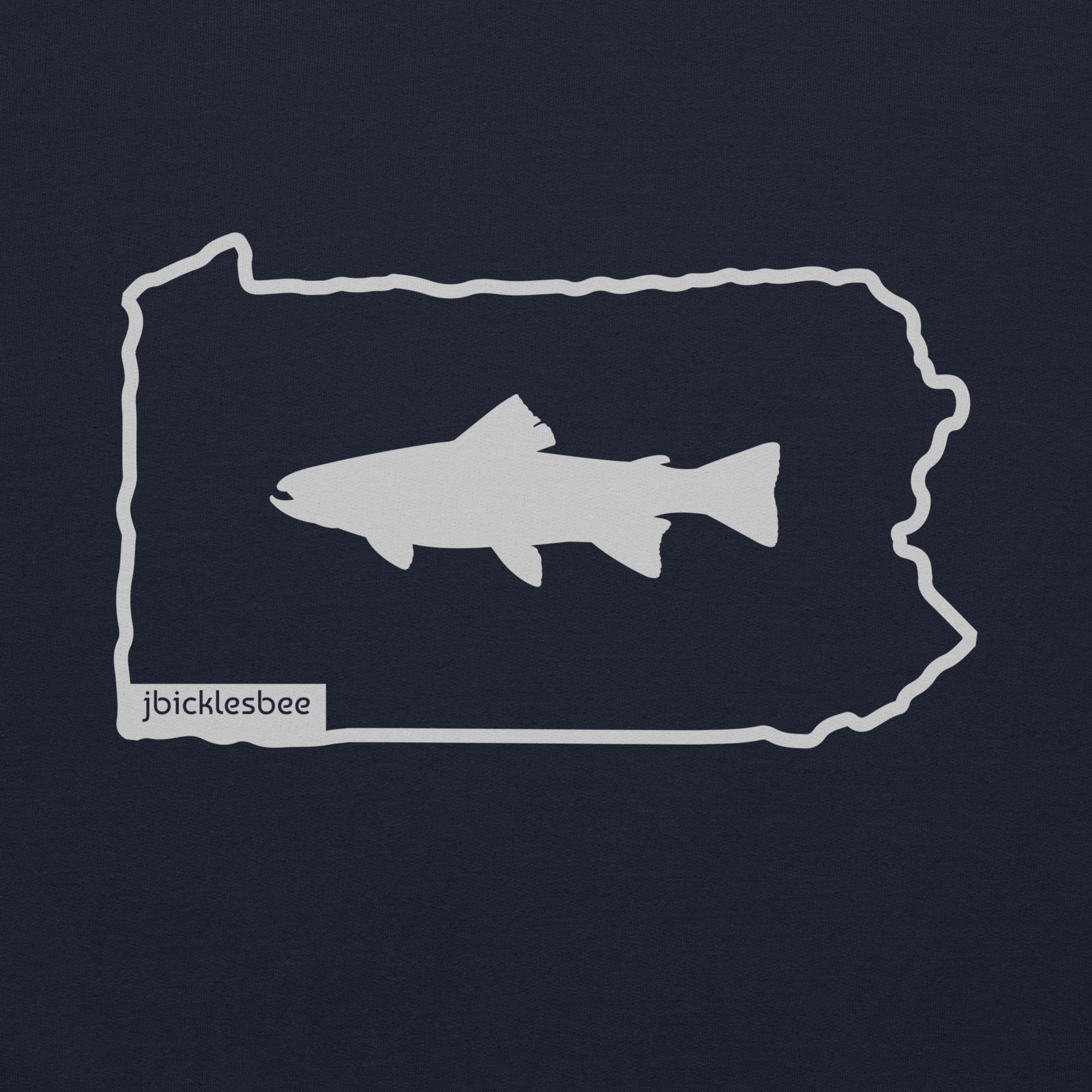 Keystone State Trout Fishing Hoodie