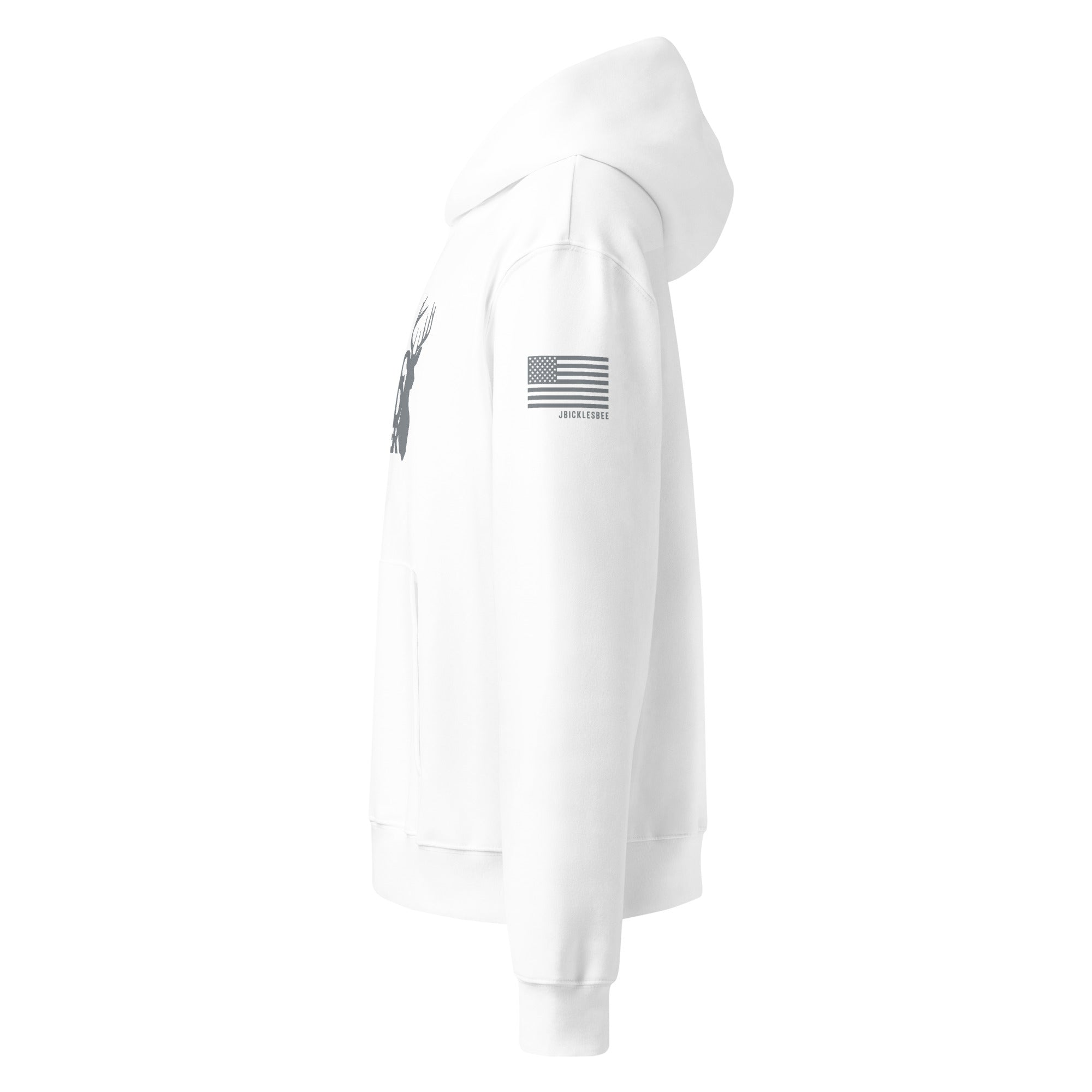 Public Land Owner Hoodie Arctic White