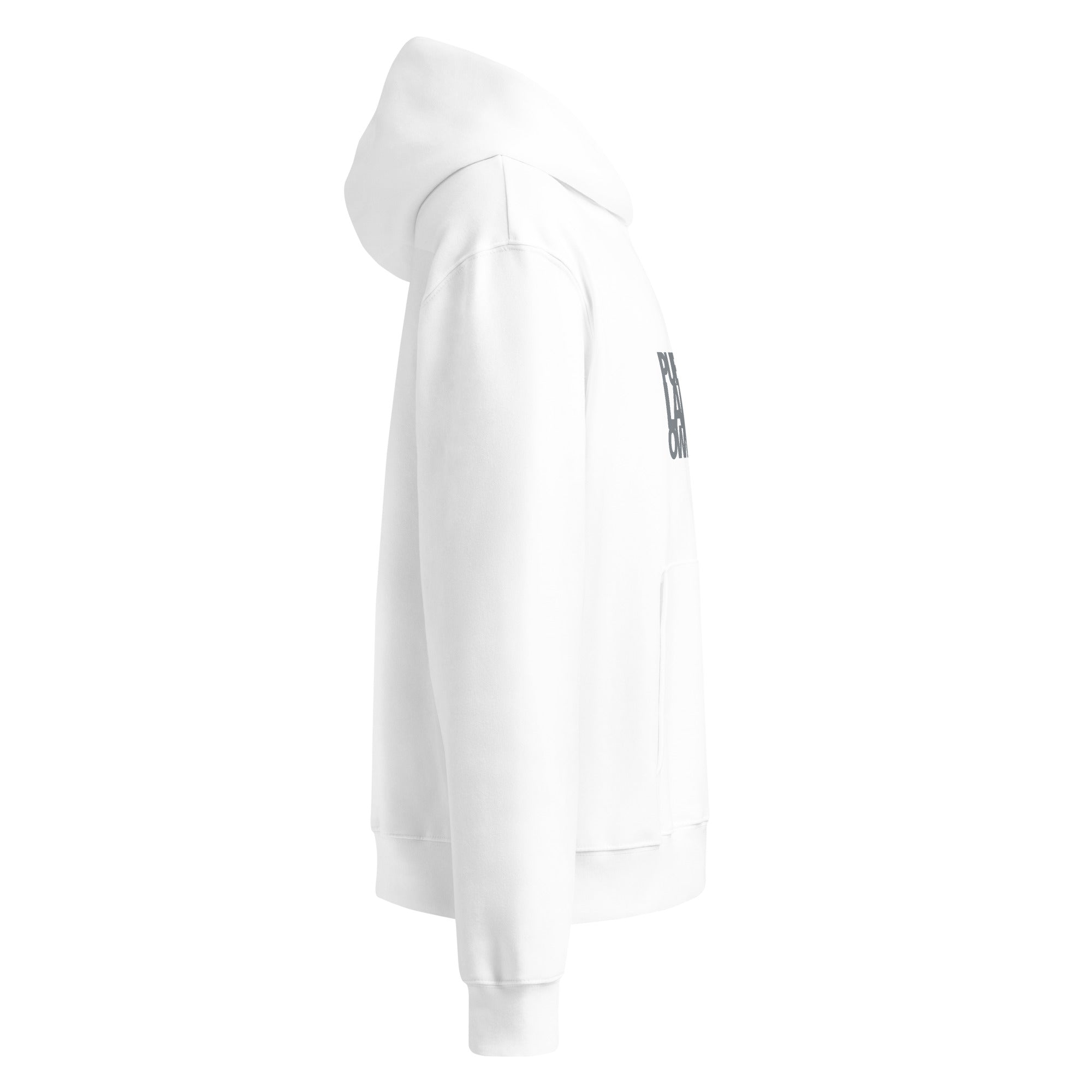 Public Land Owner Hoodie Arctic White side