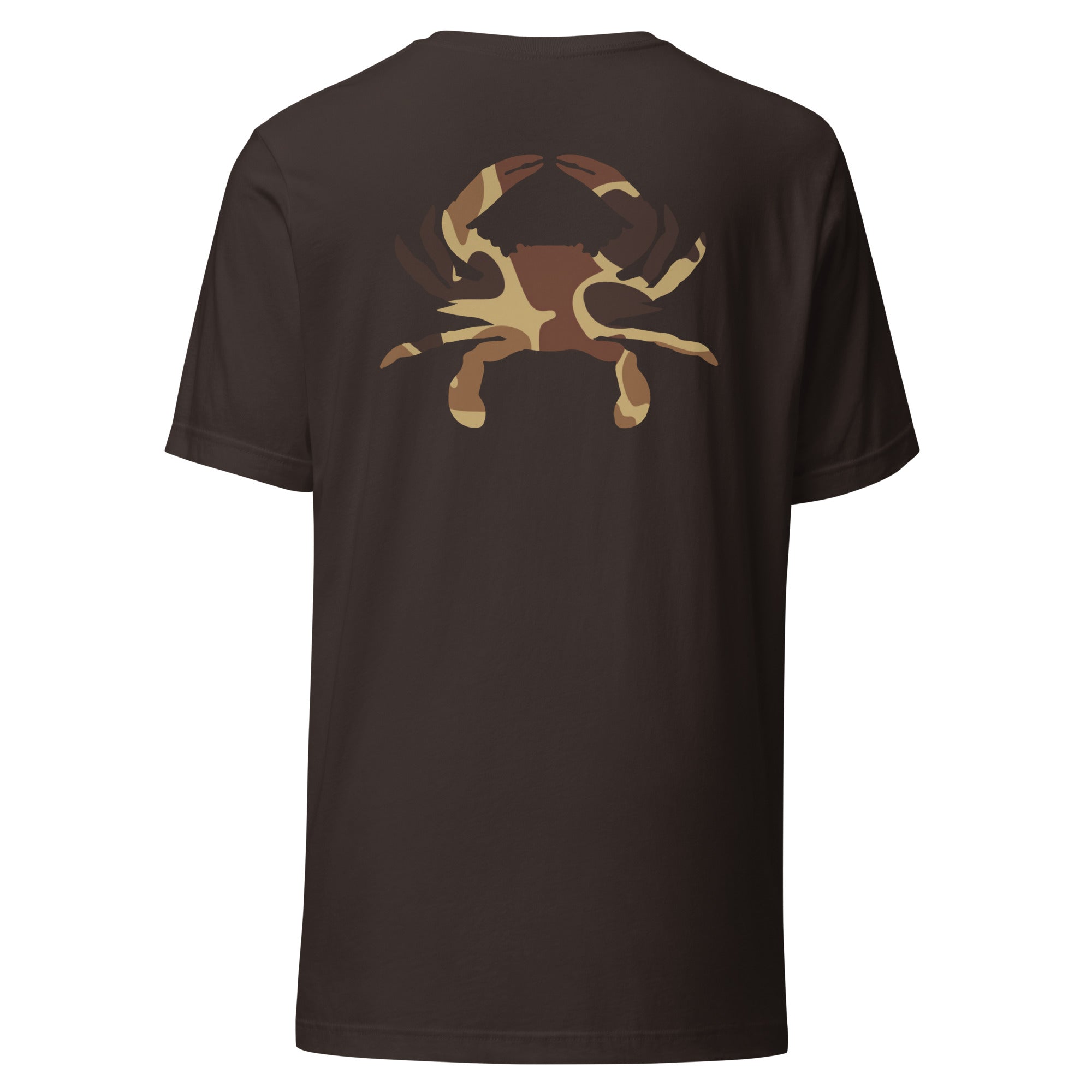 Vintage Duck Camo Crab T-shirt Brown