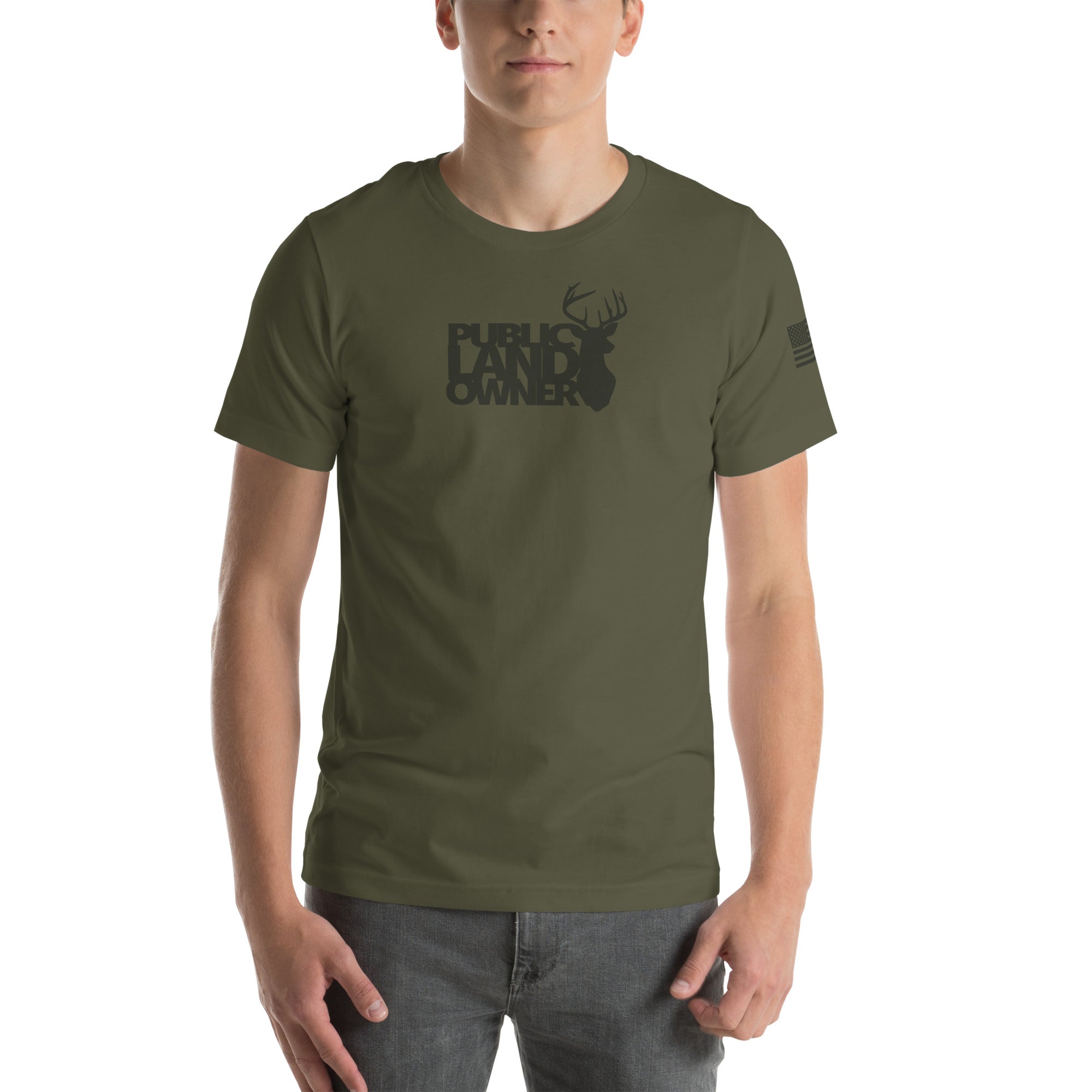 Public Land Owner T-shirt Military Green