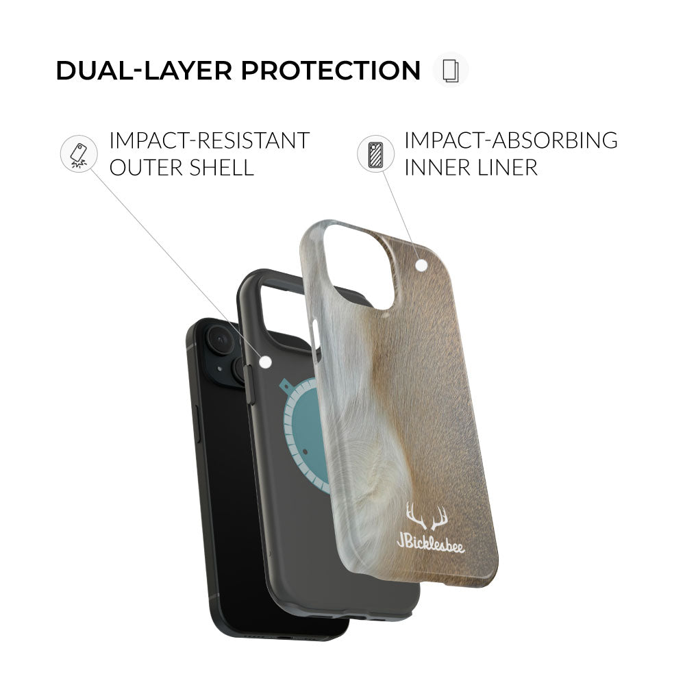 whitetail magsafe dual layer protetion iphone case