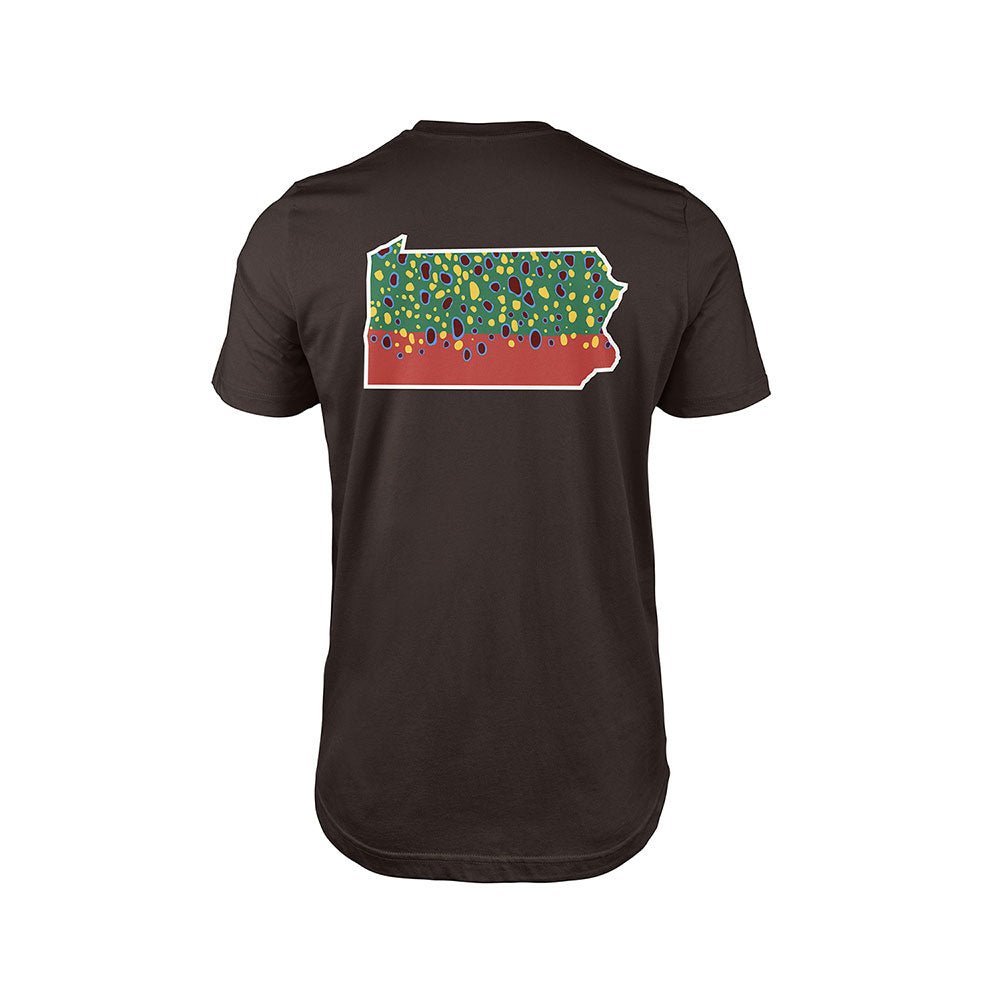 PA Outline Brook Trout T-Shirt