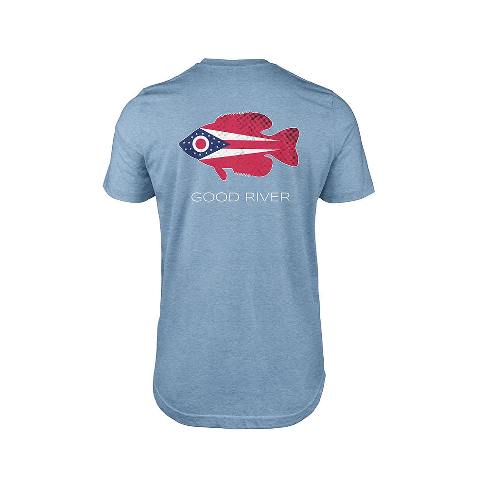 GOOD RIVER Fish Ohio Rock Bass T-Shirt