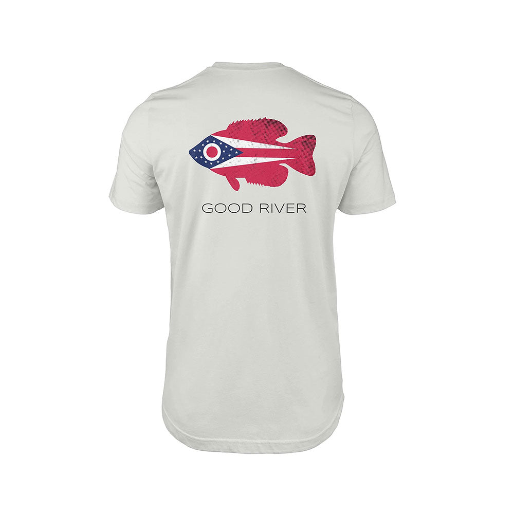 GOOD RIVER Fish Ohio Rock Bass T-Shirt