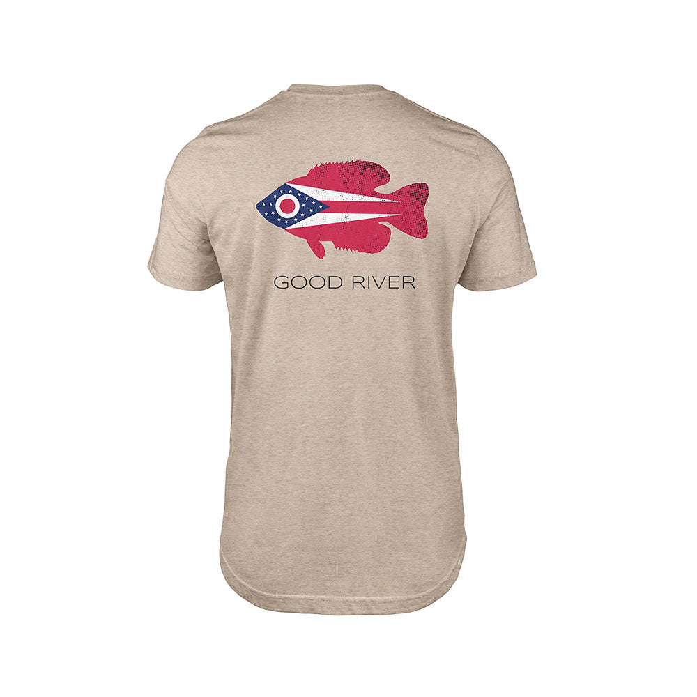 GOOD RIVER Fish Ohio Rock Bass T-Shirt