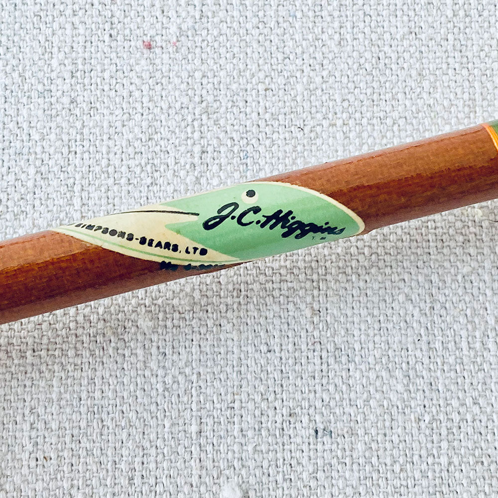 JCヒギンス？　オールドスチールロッド 2 Vintage J.C. Higgins 1-Piece Fiberglass Casting Rods | eBay