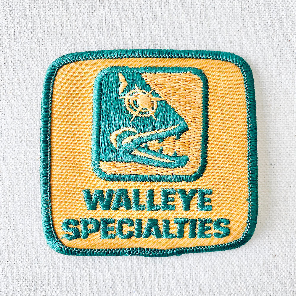Vintage Walleye Specialities Patch 1990's