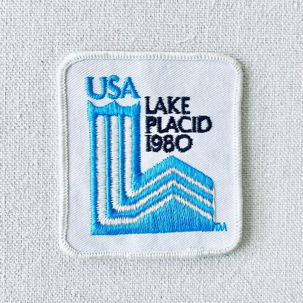 Vintage Lake Placid Patch 1980