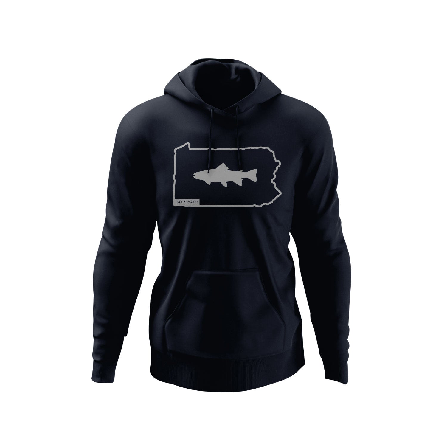 Keystone State Trout Fishing Hoodie Fish PA Sweatshirt