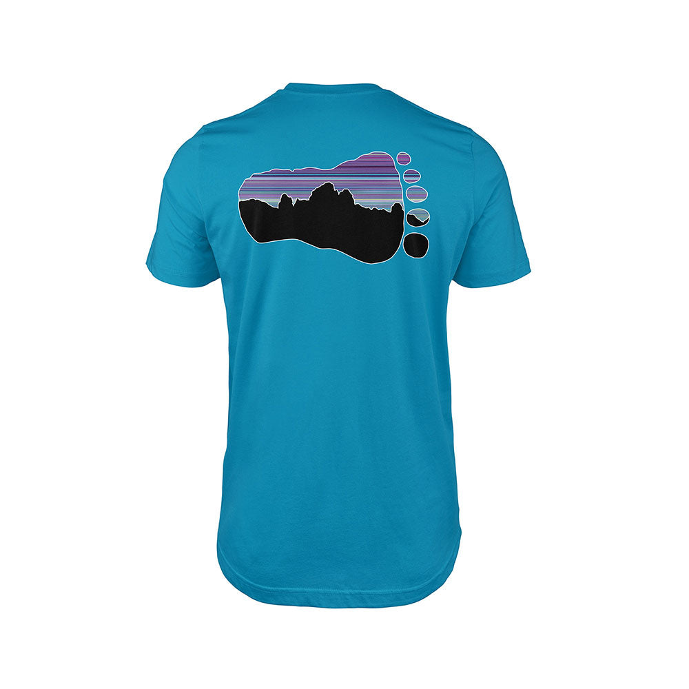 Bigfoot T-Shirt Aqua Back
