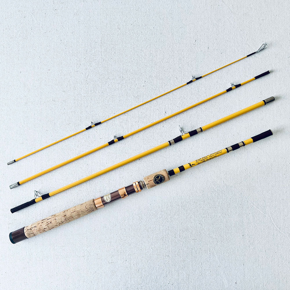 Vintage USA Made Eagle Claw Trailmaster TRRR249 7’ 6” Spinning Rod/Fly Rod Combo Pack Rod