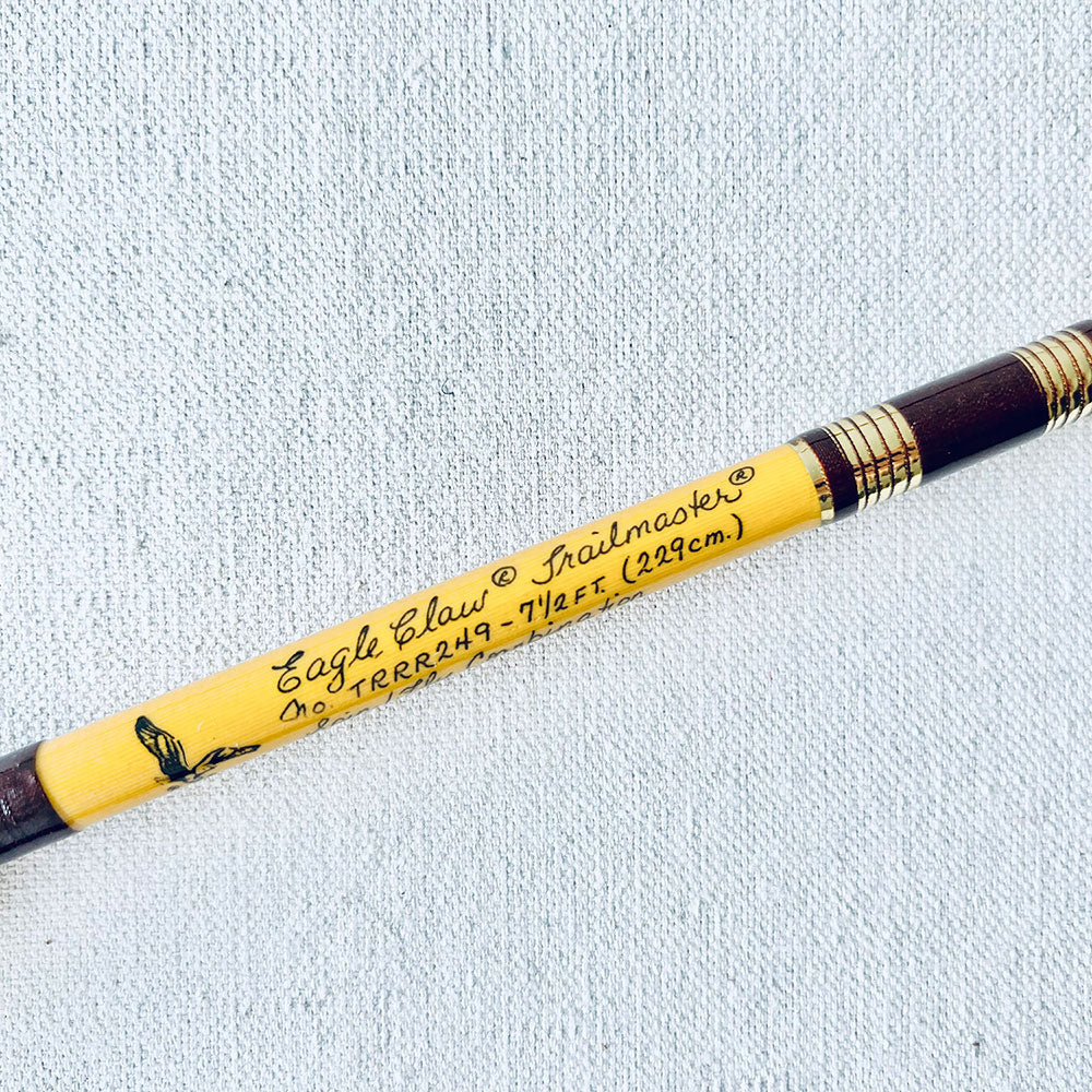 eagle claw trailmaster spin/fly combo Vintage USA Made Eagle Claw Trailmaster TRRR249 7' 6” Spinning Rod/Fly