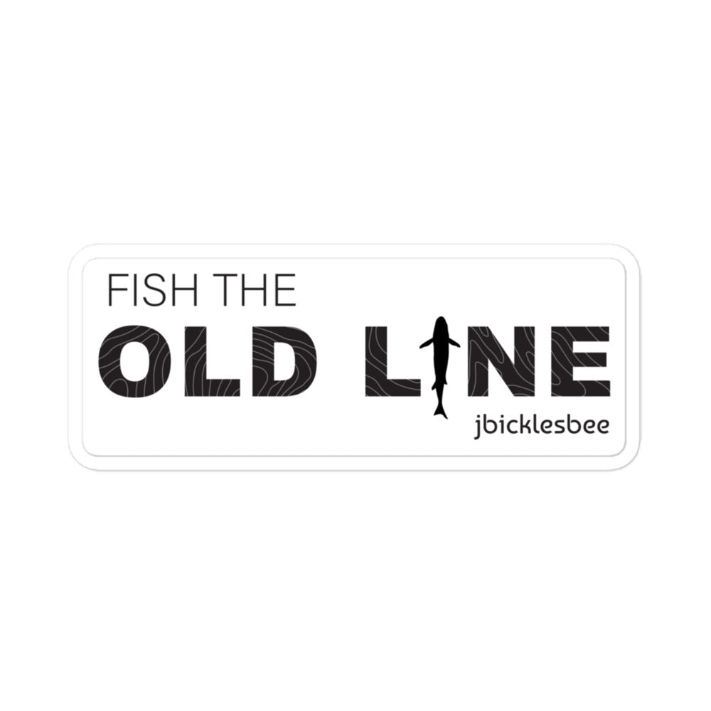Fish The OLD LINE Sticker