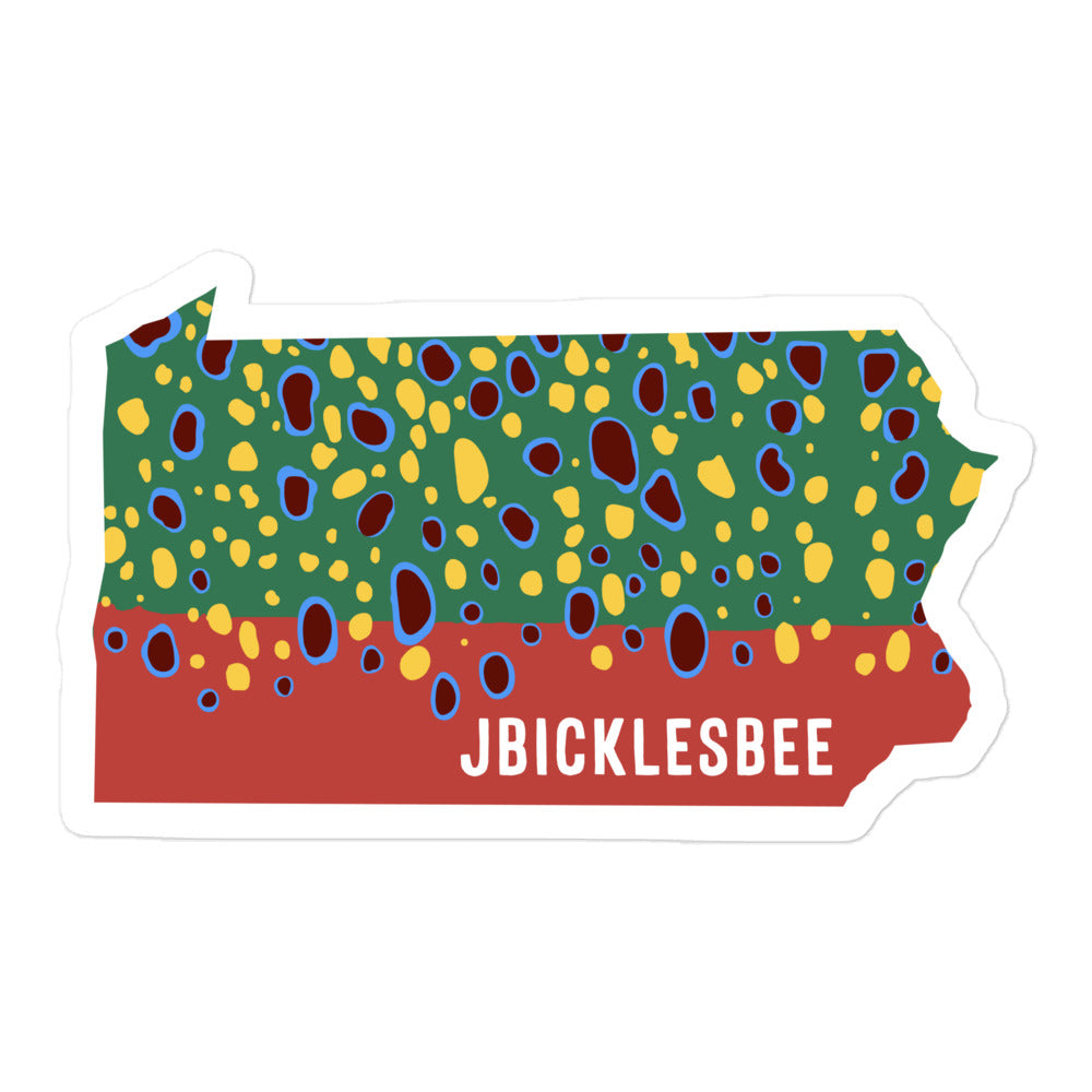 Pennsylvania Brookie Sticker